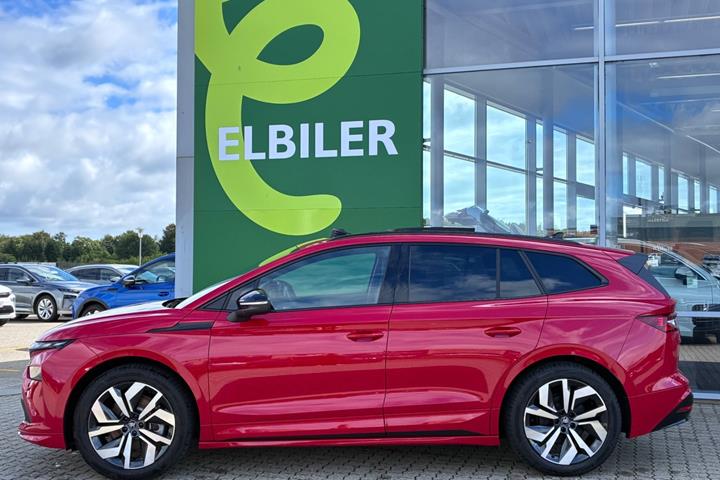 Rød Skoda Enyaq fra 2026