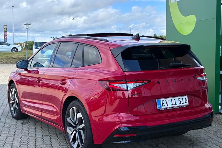 Rød Skoda Enyaq fra 2026