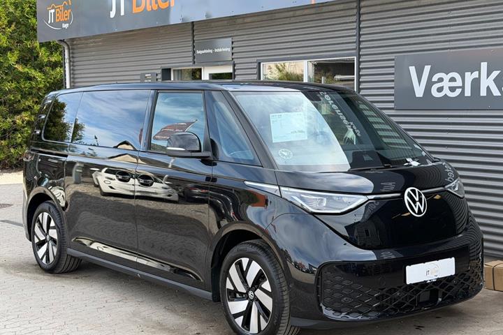 Sort VW ID.Buzz fra 2026 set udefra