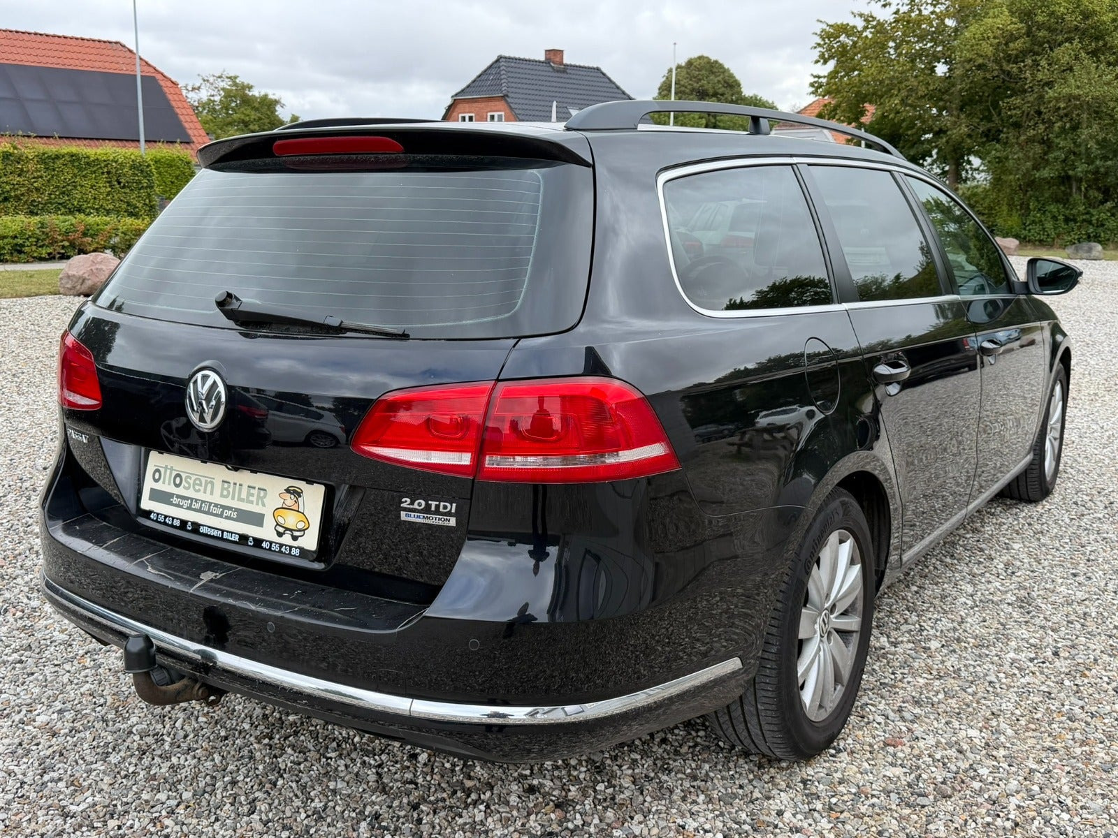 Sort VW Passat fra 2013