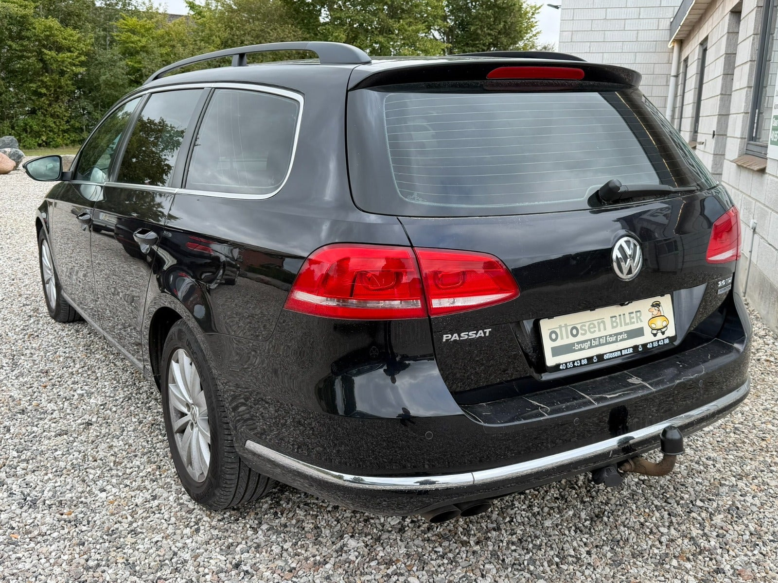 Sort VW Passat fra 2013