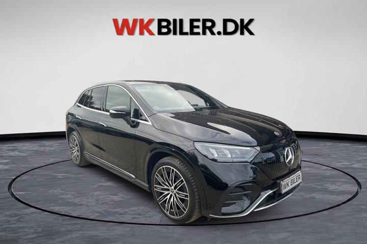 Sort Mercedes EQE350 SUV fra 2025