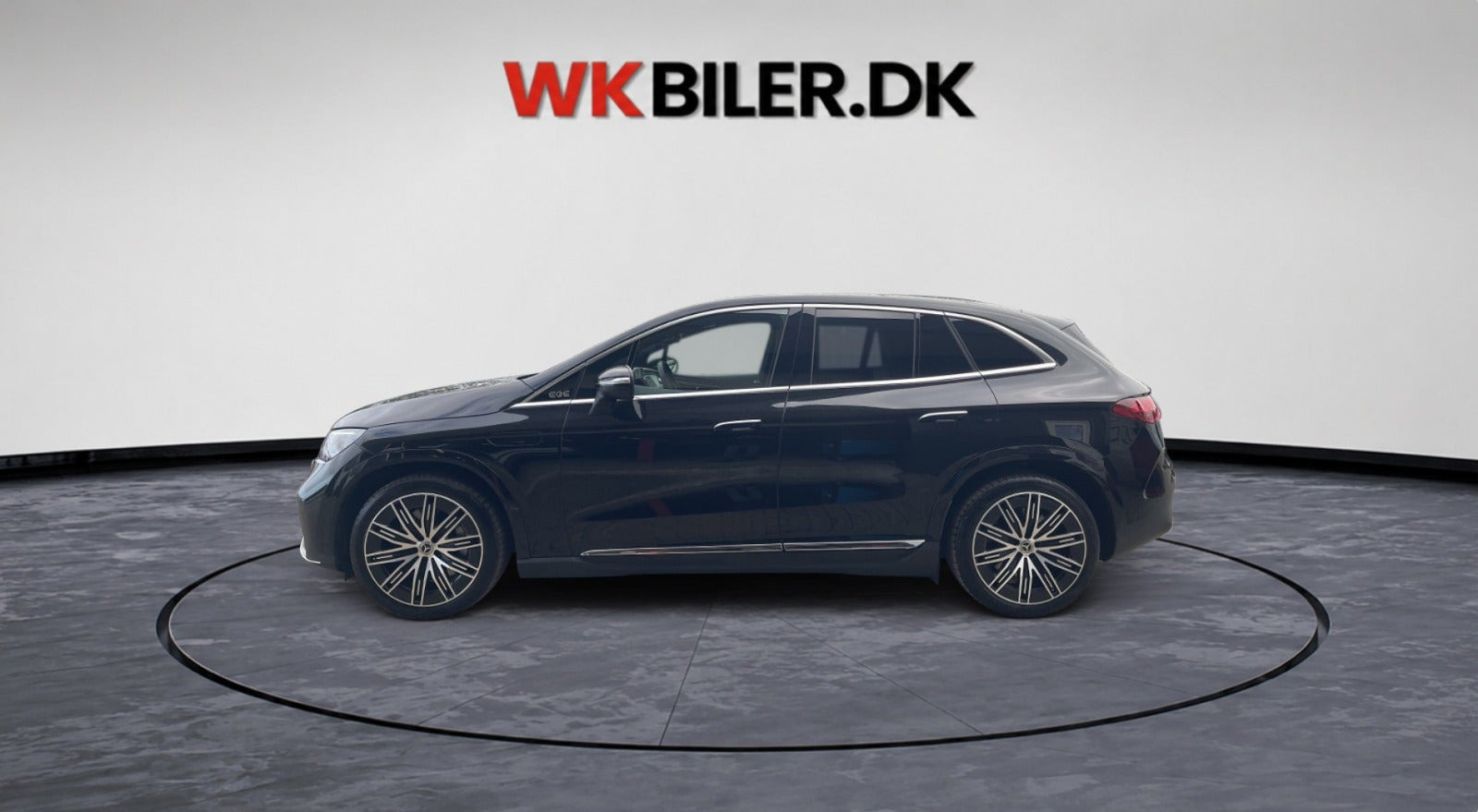 Sort Mercedes EQE350 SUV fra 2025