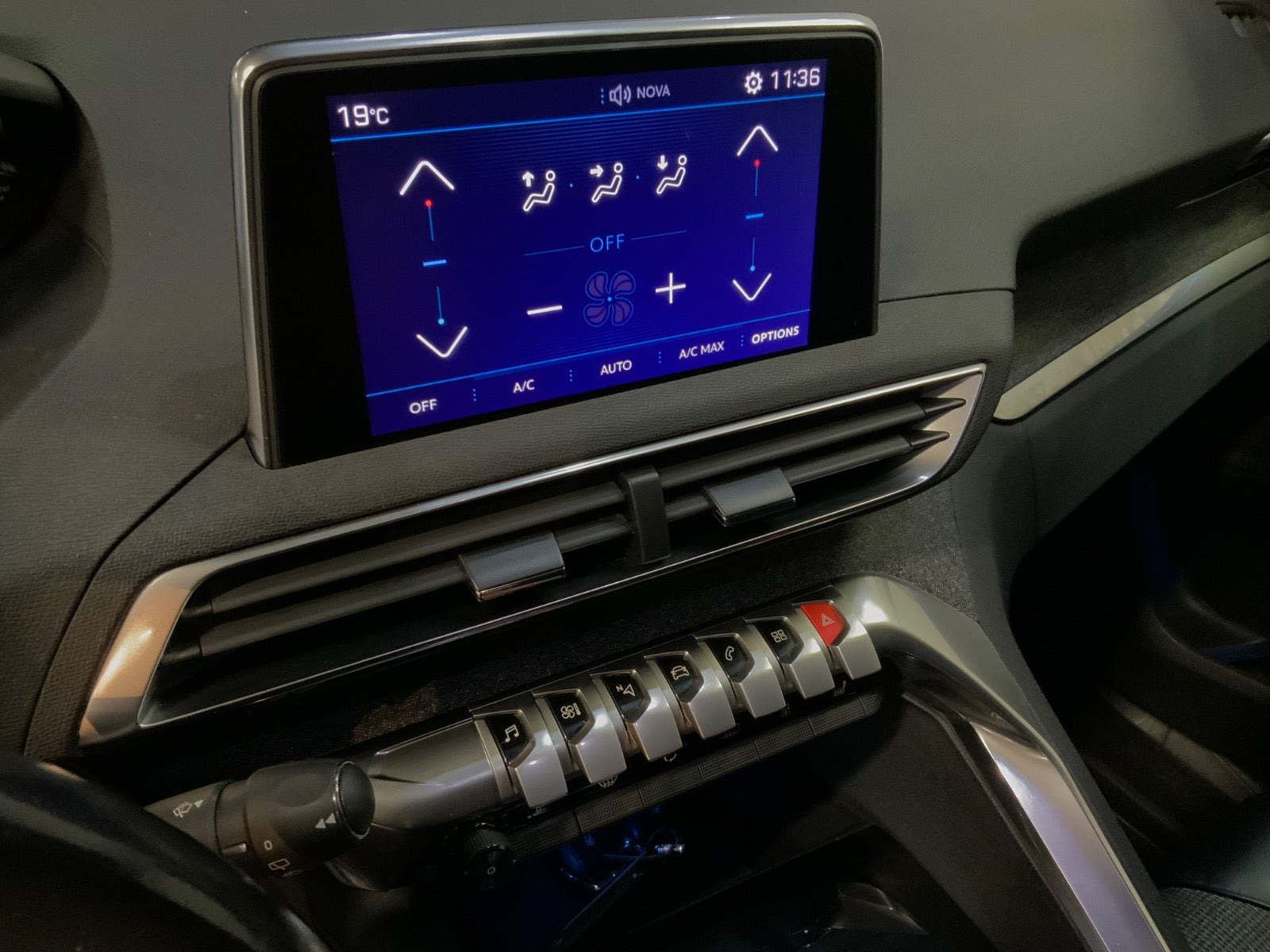 Grøn Peugeot 5008 fra 2018