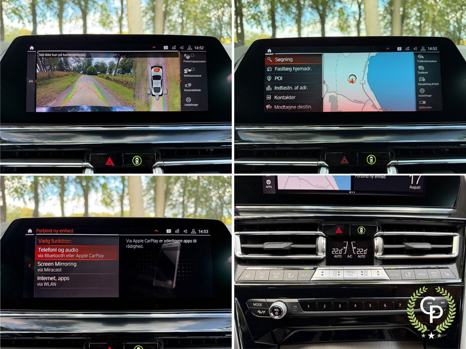 Blå BMW M850i fra 2020