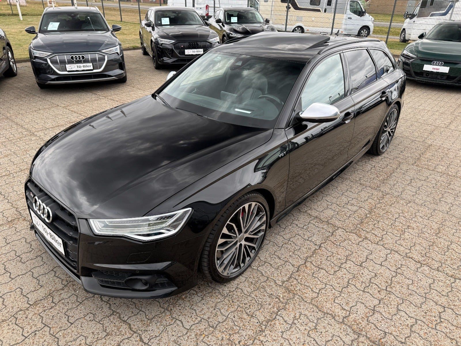Sort Audi S6 fra 2017