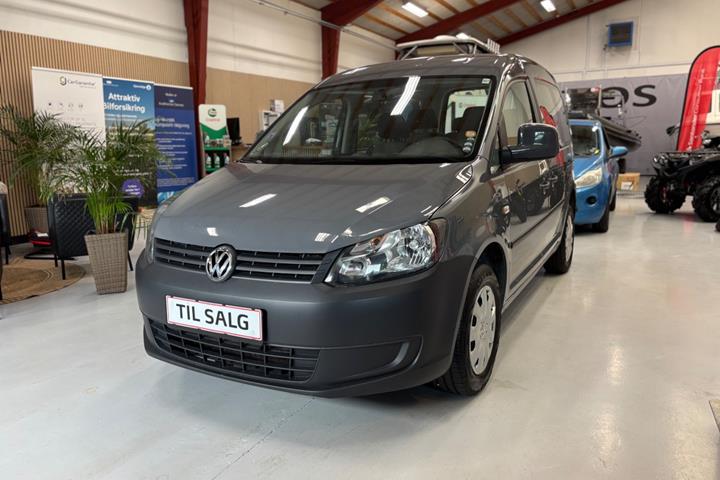 Grå VW Caddy fra 2012