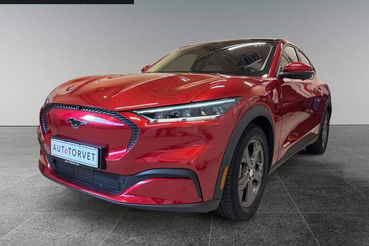 Rød Ford Mustang Mach-E fra 2021