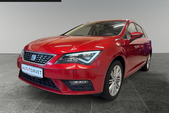 Rød Seat Leon fra 2017