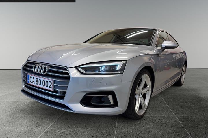 Sølv Audi A5 fra 2018