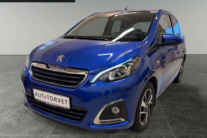 Blå Peugeot 108 fra 2021