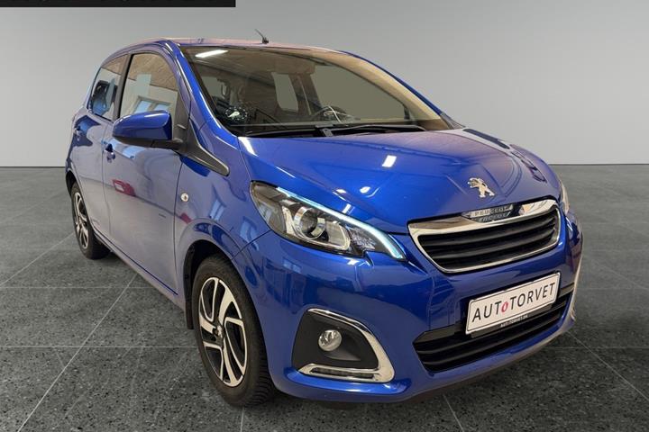 Blå Peugeot 108 fra 2021