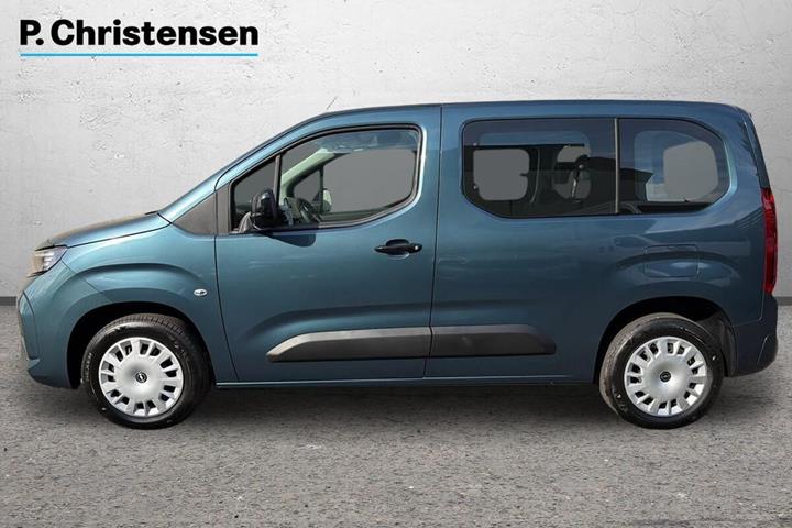 Blå Opel Combo-e Life fra 2025
