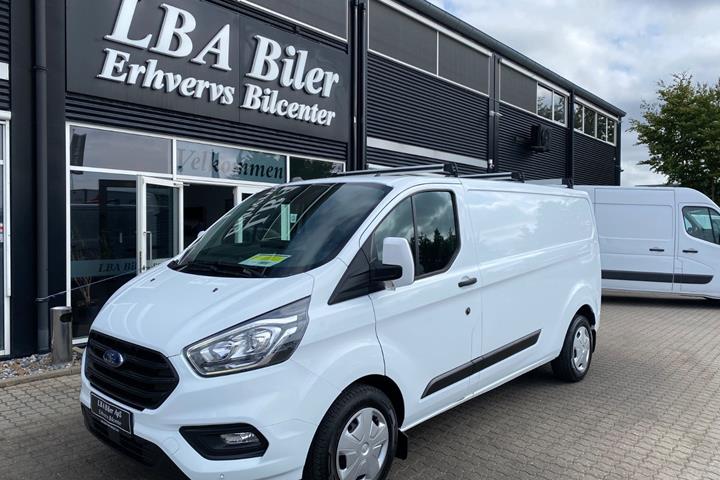 Hvid Ford Transit Custom 300 L2 fra 2023