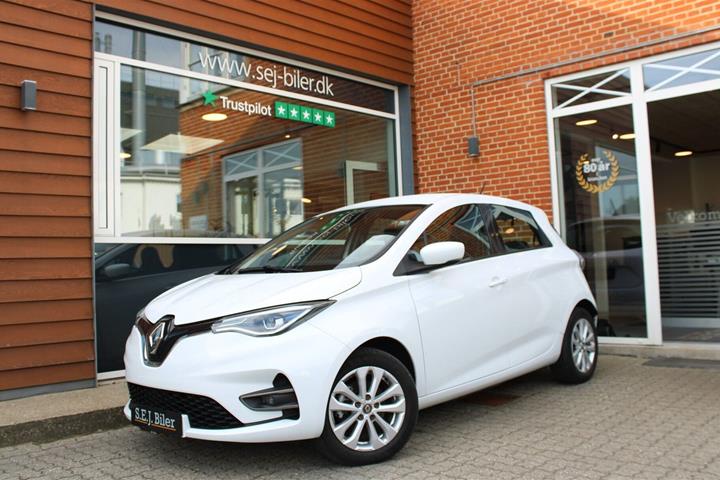 Hvid Renault Zoe fra 2021