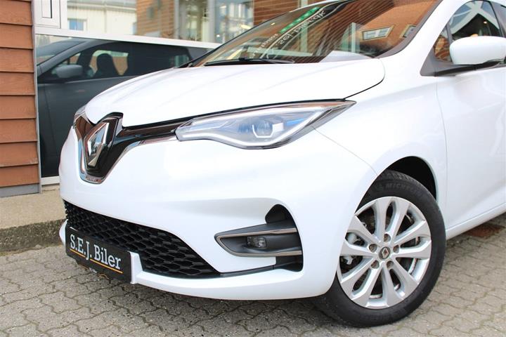 Hvid Renault Zoe fra 2021
