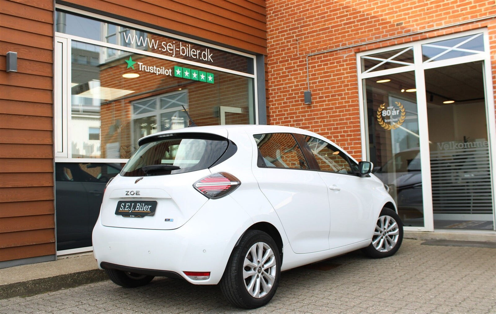Hvid Renault Zoe fra 2021