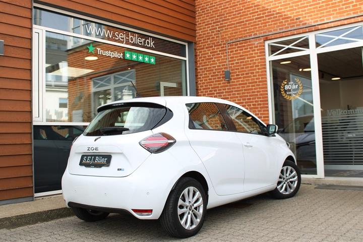 Hvid Renault Zoe fra 2021