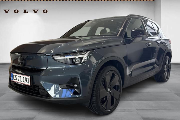 Blå Volvo EX40 fra 2026