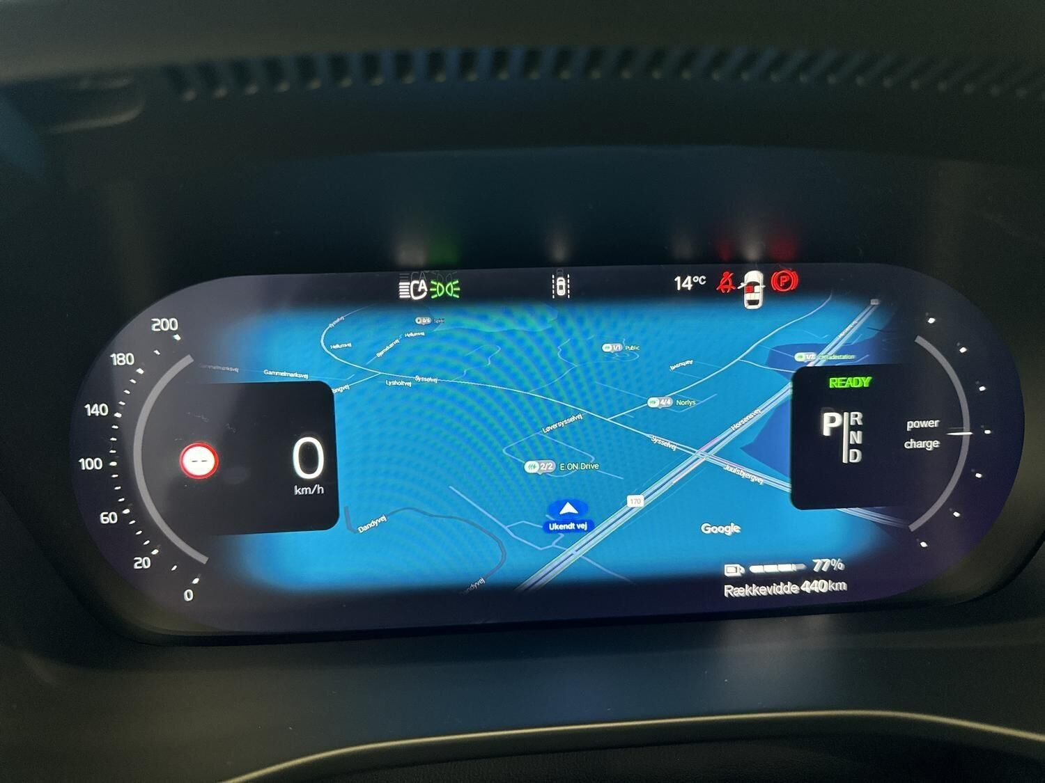 Blå Volvo EX40 fra 2026