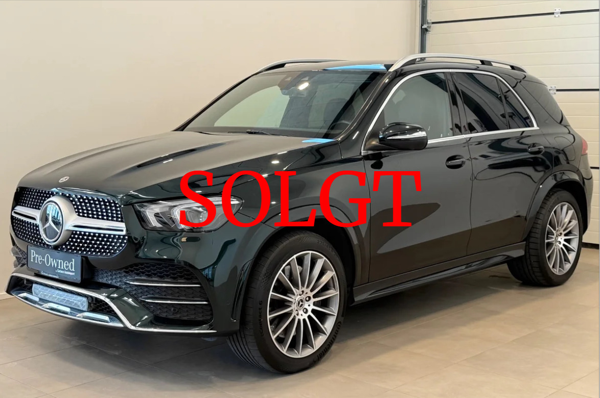 Grøn Mercedes GLE350 de fra 2022
