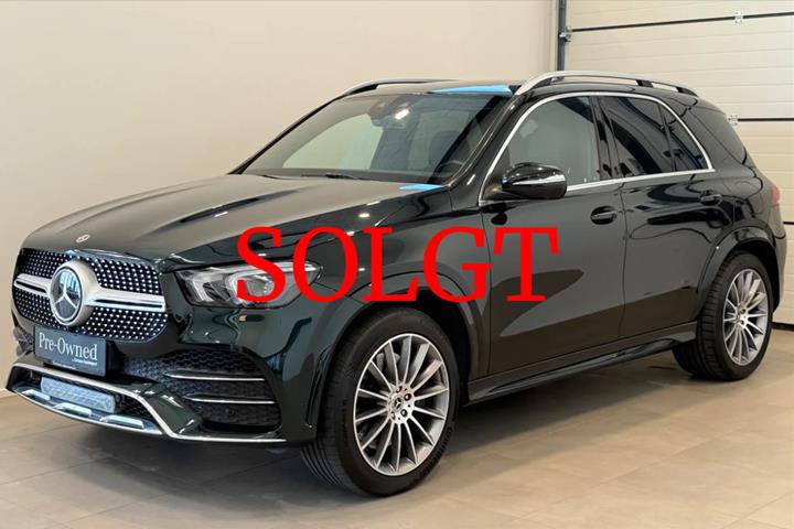 Grøn Mercedes GLE350 de fra 2022