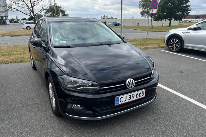 Sort VW Polo fra 2019