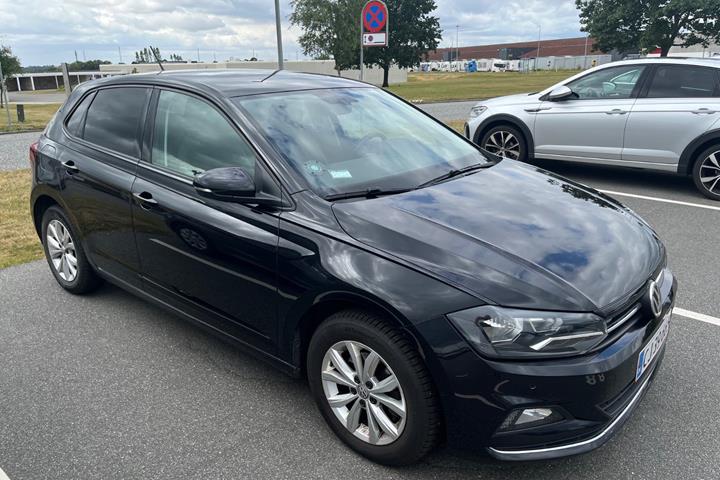 Sort VW Polo fra 2019