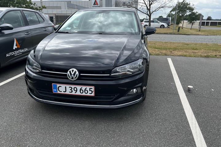Sort VW Polo fra 2019