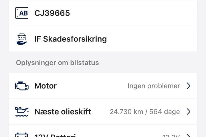 Sort VW Polo fra 2019