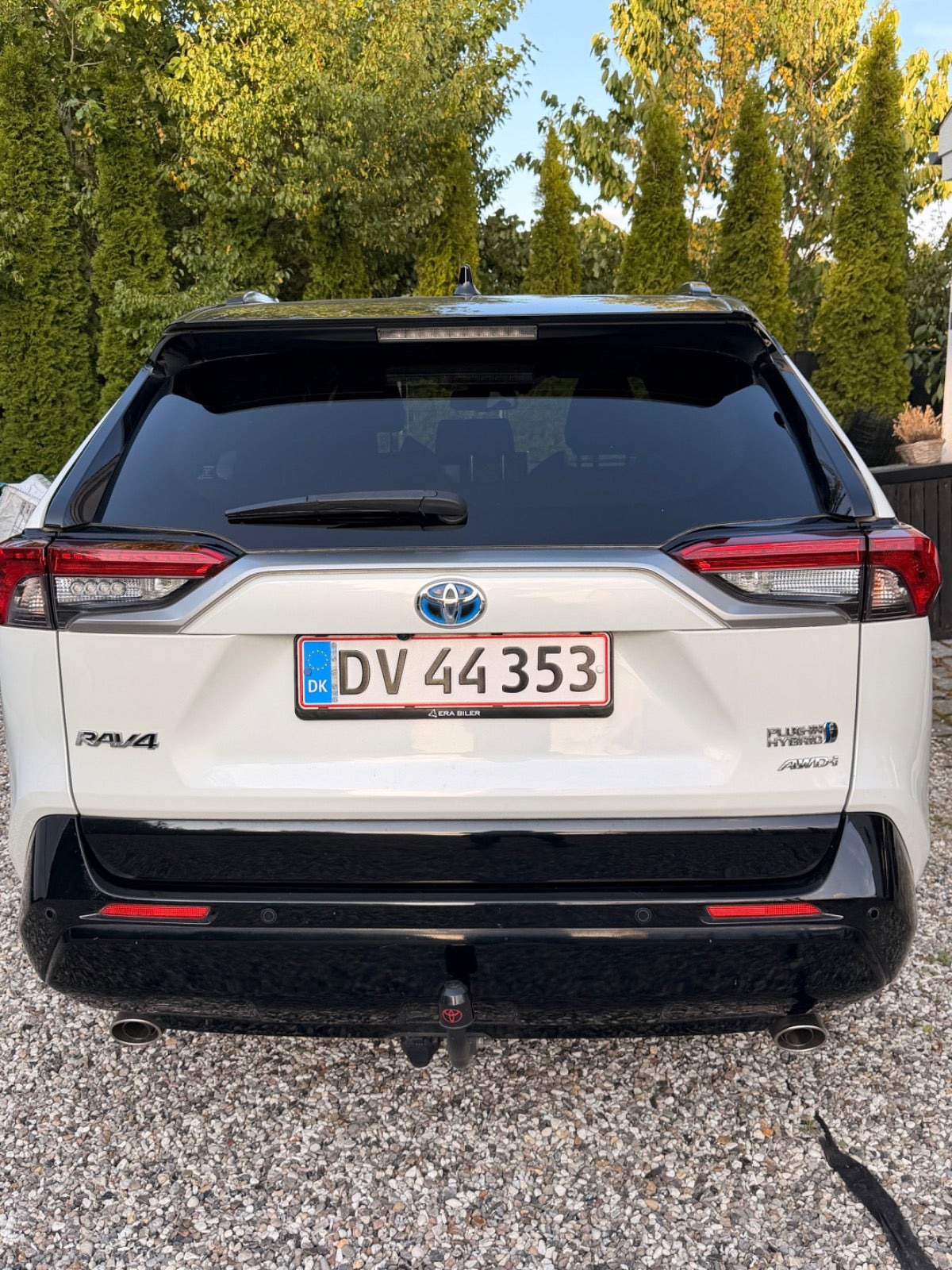 Hvid Toyota RAV4 fra 2021