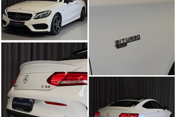 Hvid Mercedes C43 fra 2017
