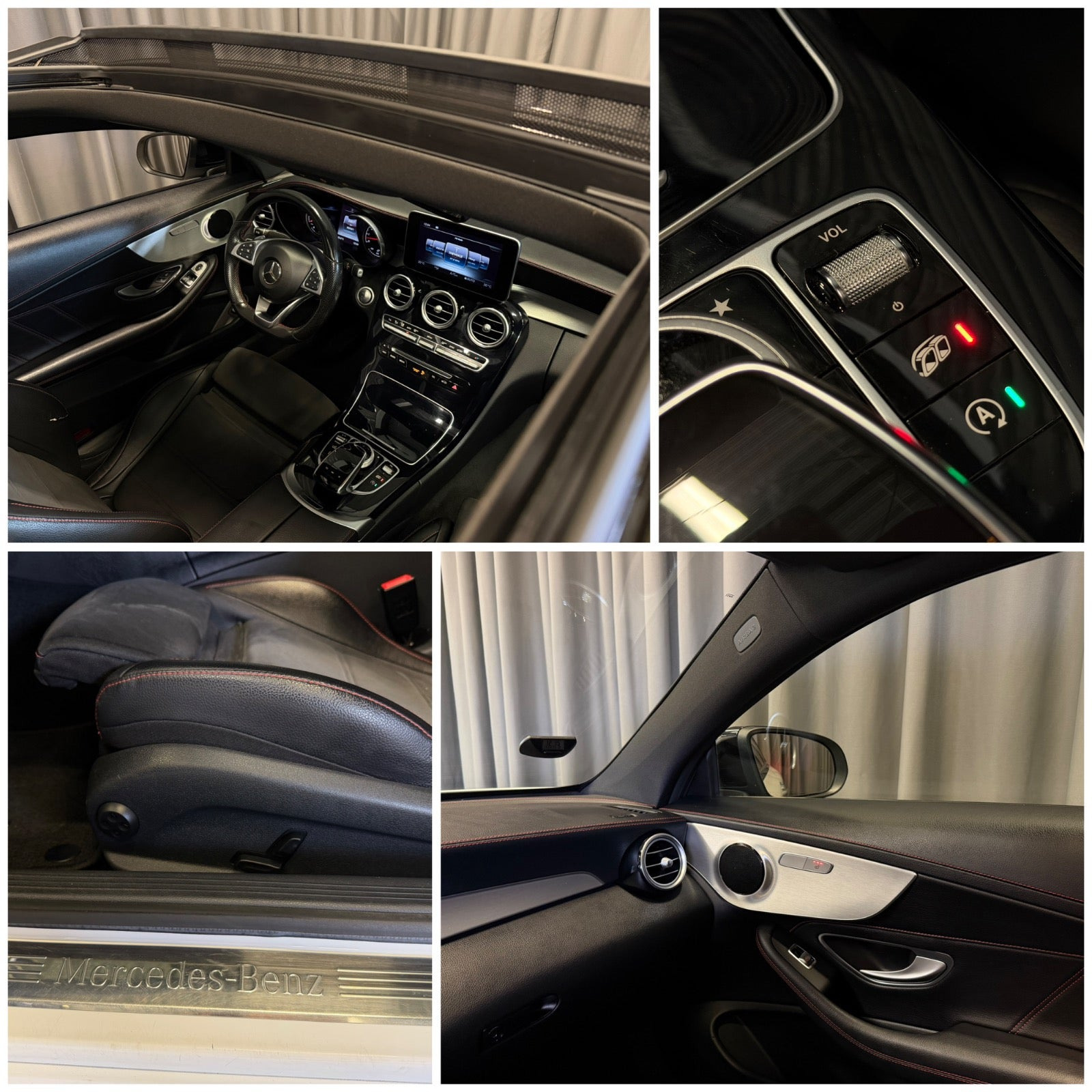 Hvid Mercedes C43 fra 2017