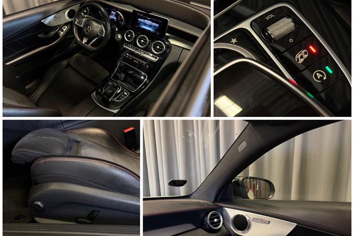 Hvid Mercedes C43 fra 2017