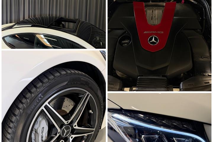 Hvid Mercedes C43 fra 2017