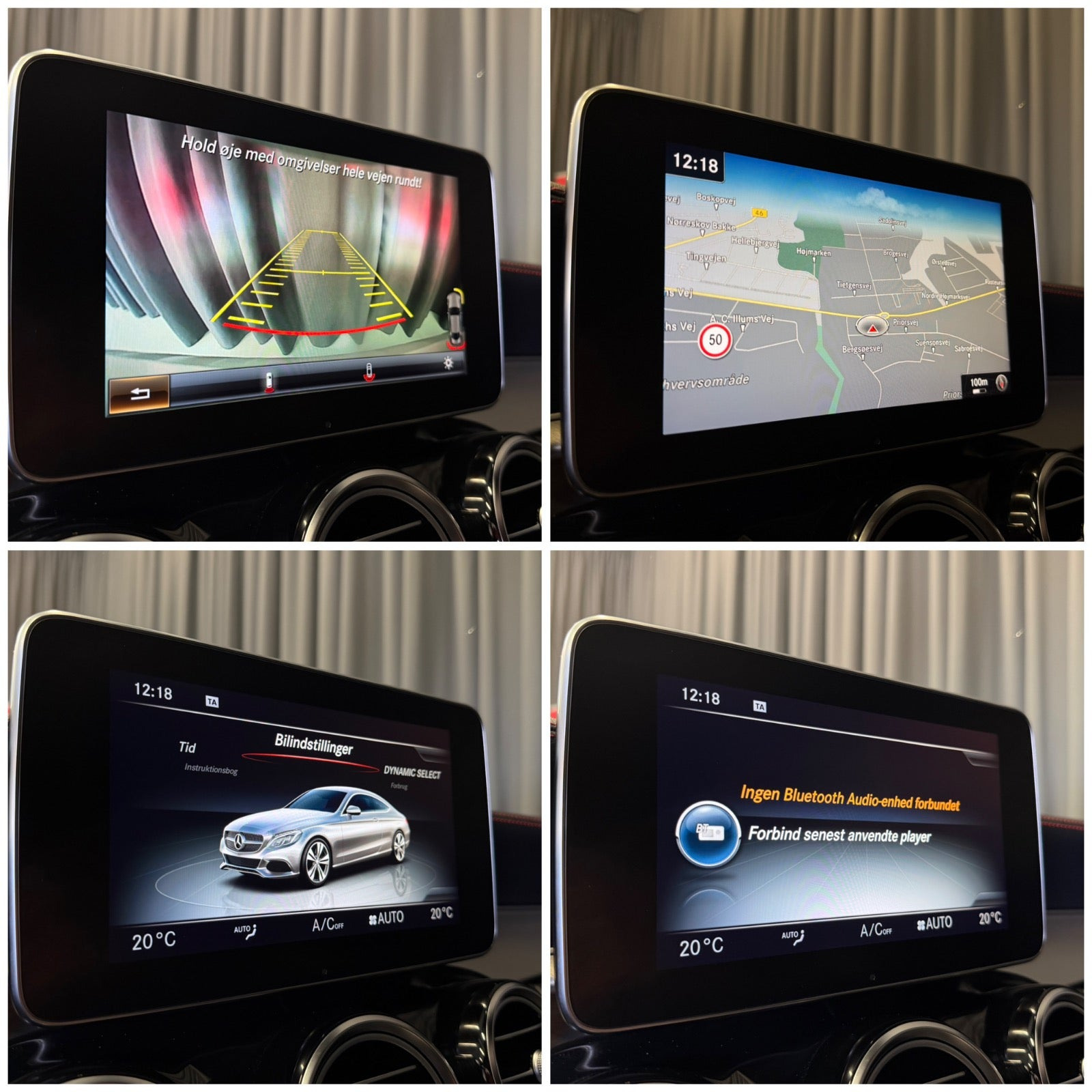 Hvid Mercedes C43 fra 2017