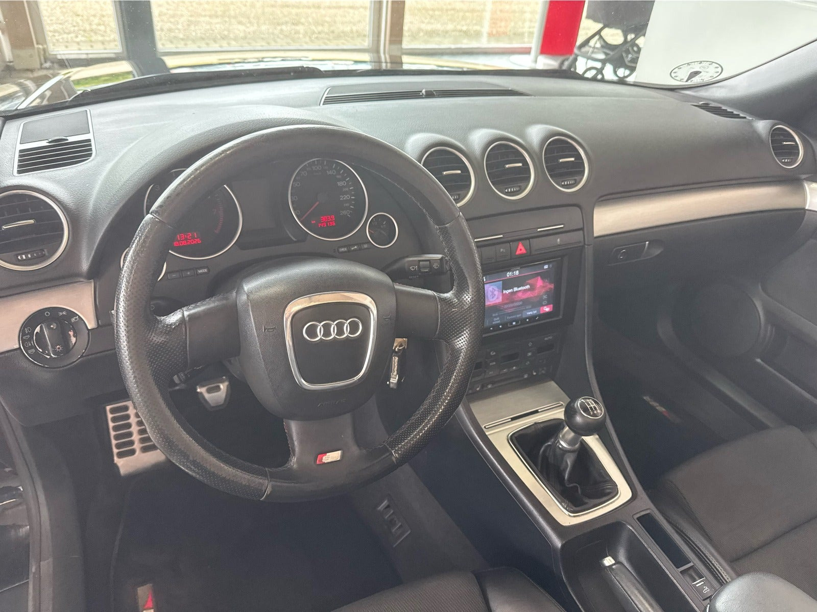 Sort Audi A4 fra 2006