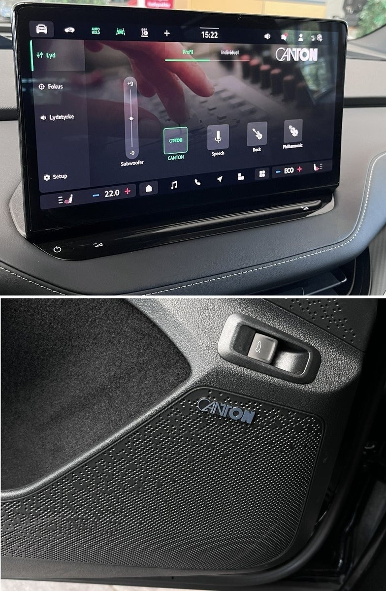 Grå Skoda Enyaq fra 2026