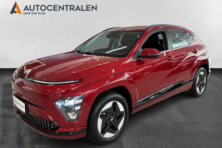 Rød Hyundai Kona fra 2024