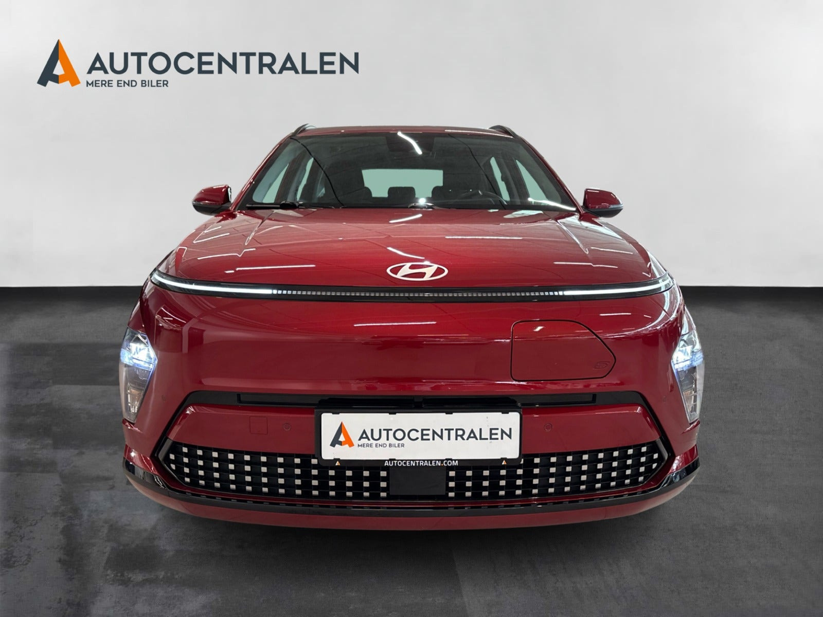 Rød Hyundai Kona fra 2024