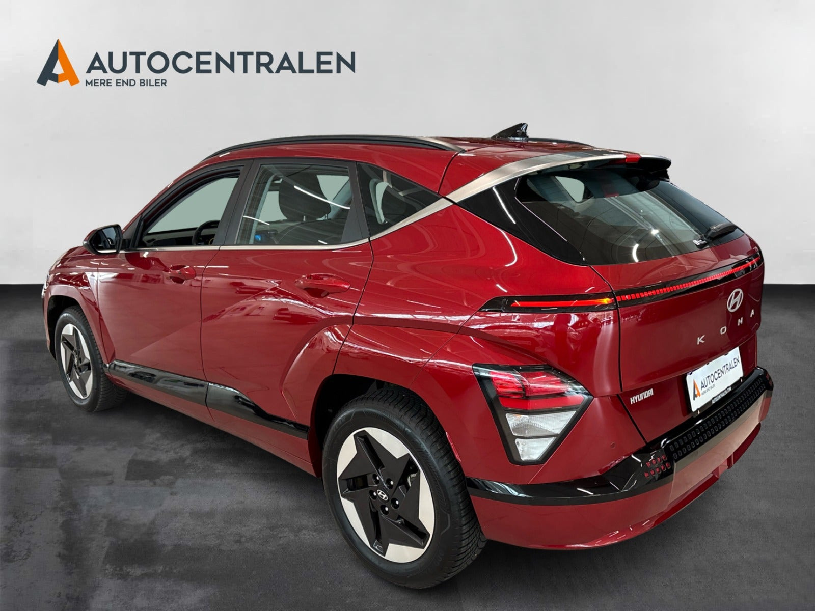 Rød Hyundai Kona fra 2024