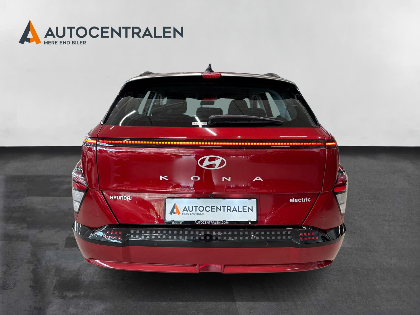 Rød Hyundai Kona fra 2024