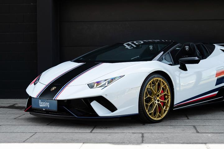 Hvid Lamborghini Huracan fra 2018