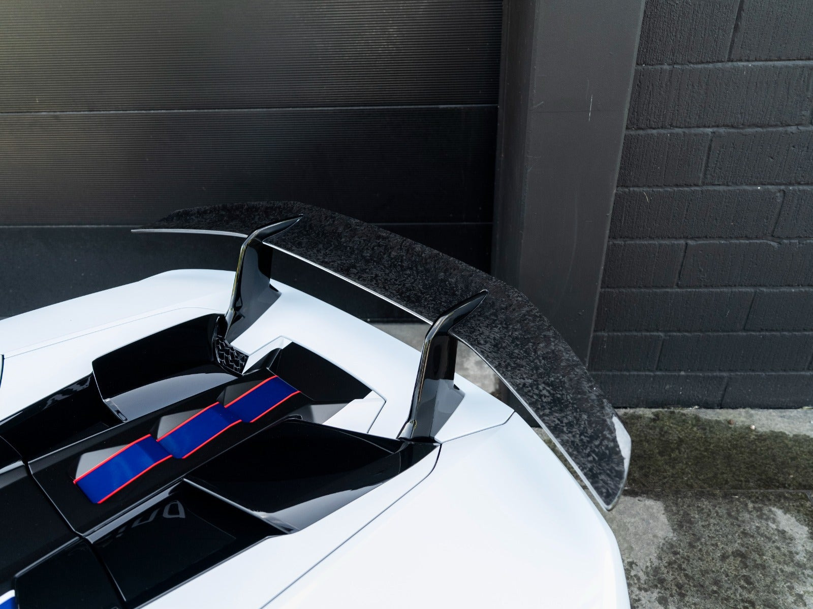 Hvid Lamborghini Huracan fra 2018