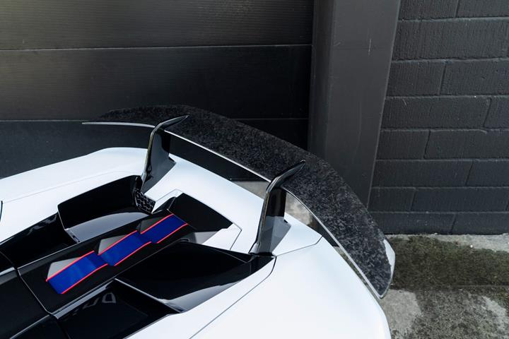 Hvid Lamborghini Huracan fra 2018
