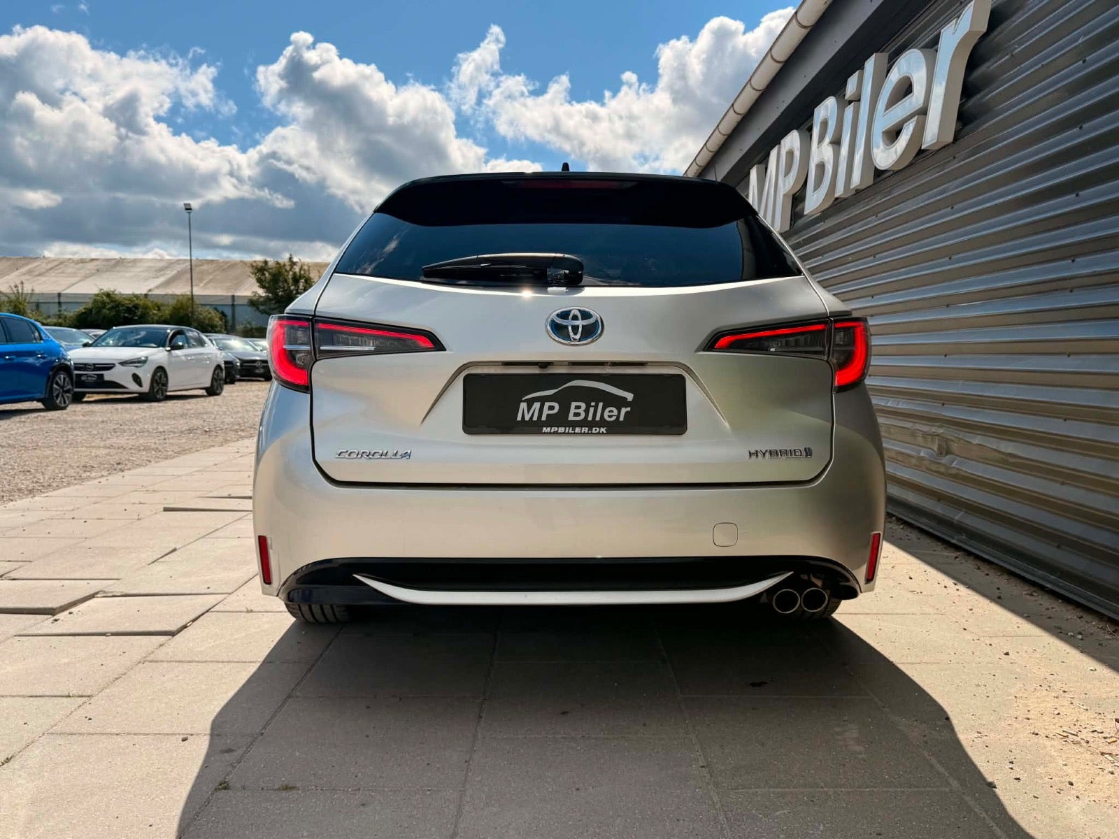 Sølv Toyota Corolla fra 2019