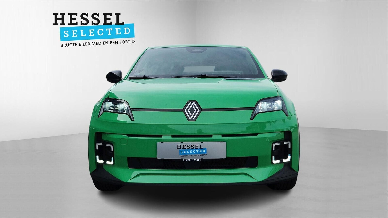 Grøn Renault 5 E-Tech fra 2025