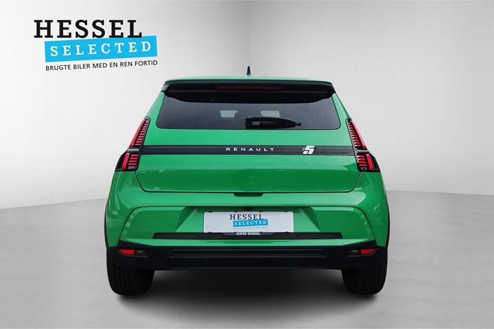 Grøn Renault 5 E-Tech fra 2025
