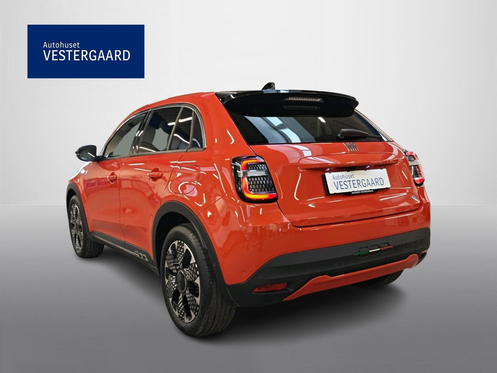 Orange Fiat 600e fra 2025