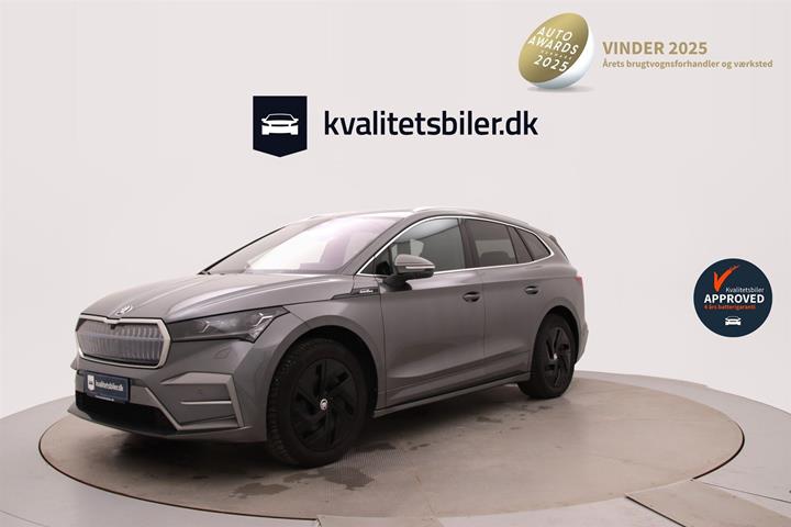 Grå Skoda Enyaq fra 2024
